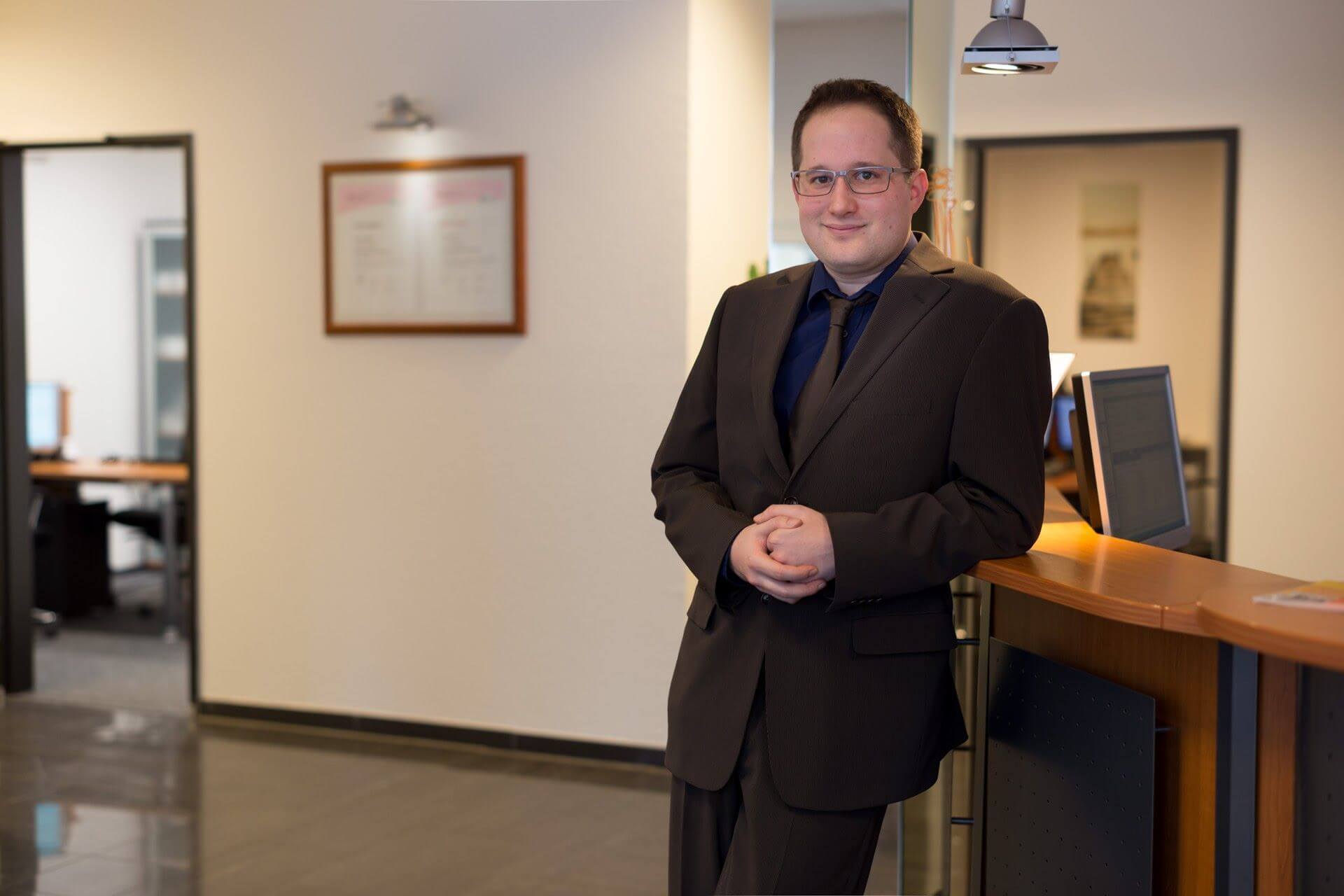 Bastian Hilgenstock im Geschäft